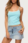 EDIKTED Emmaline Stripe Lace Trim Camisole