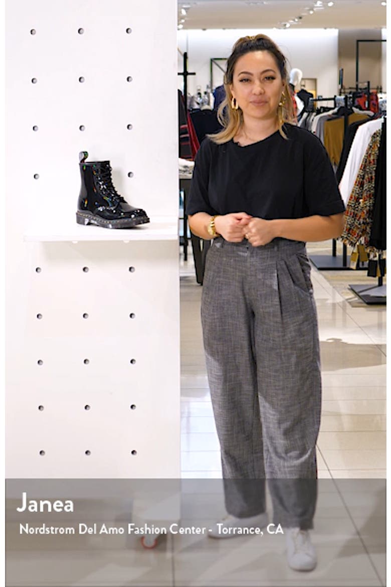 1460 Rainbow Patent Boot video