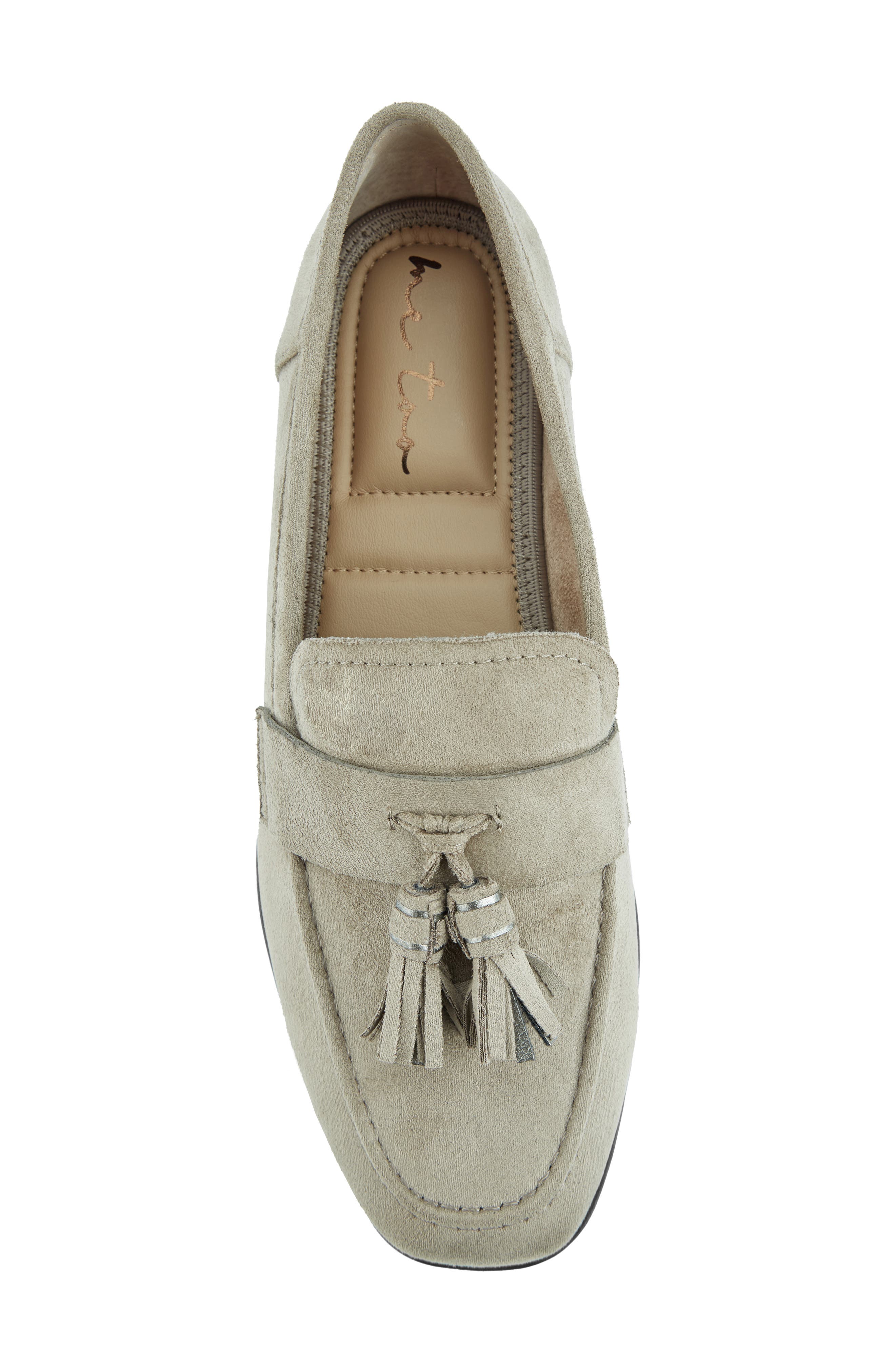Me Too Blane Tassel Loafer, Alternate, color, Khaiki