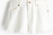 H&M Frayed Denim Shorts