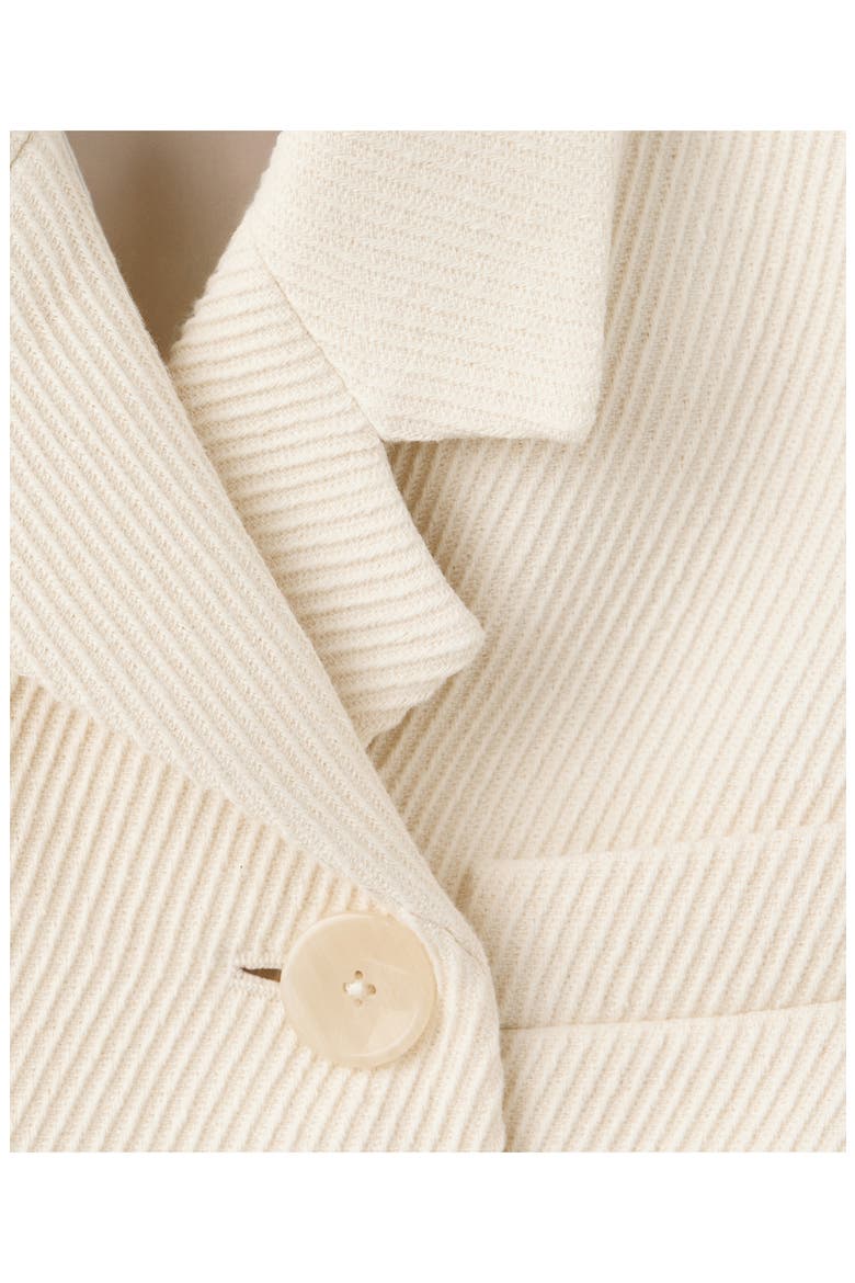 Crop Double Breasted Jacket, Alternate, color, ECRU