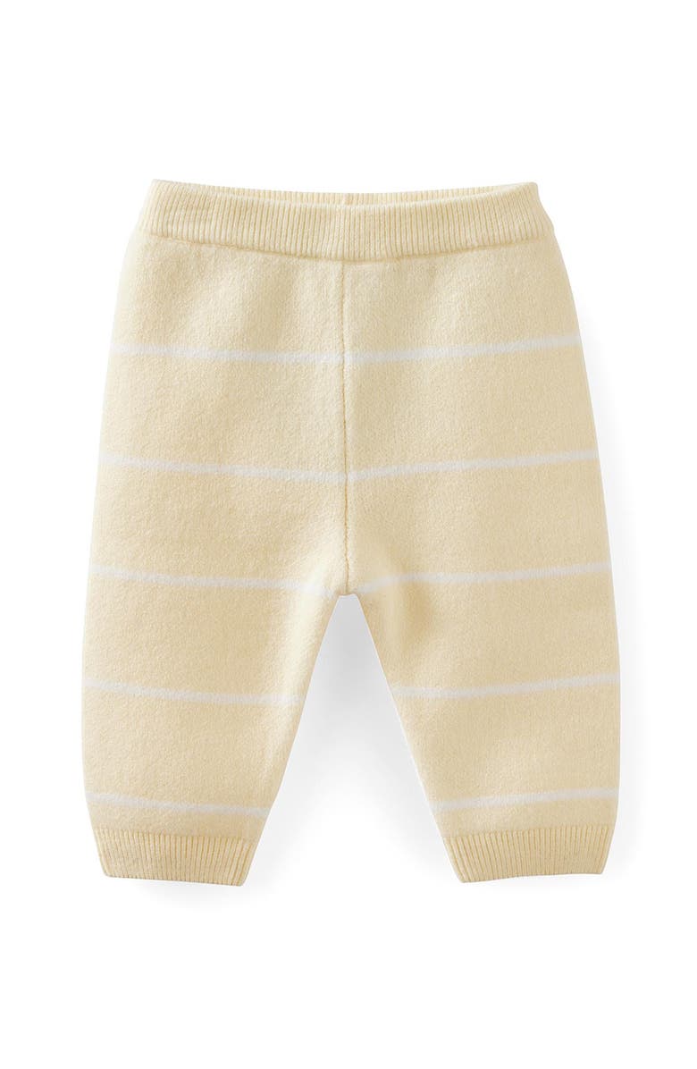 Cotton On Kids Organic Knit Legging, Main, color, Lemon Squash Stripe