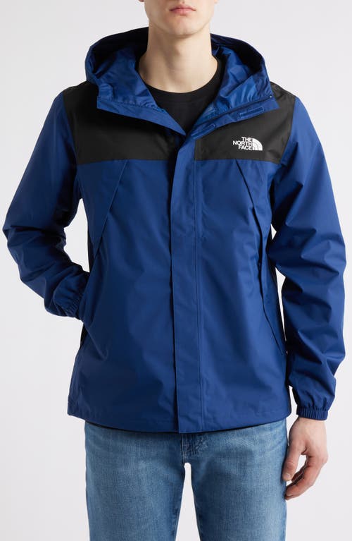 Shop The North Face Antora Rain Jacket In Estate Blue/tnf Black