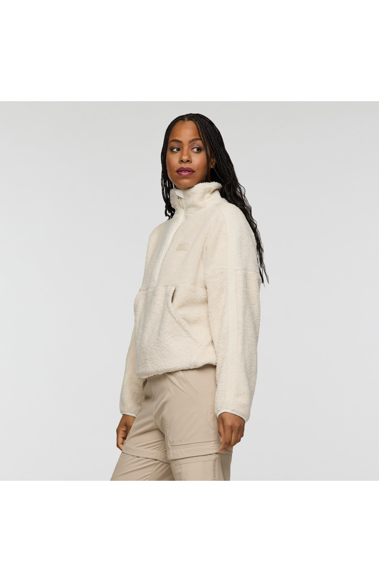Cotopaxi Bacano Fleece Pullover - Women's, Alternate, color, Cream And Bone