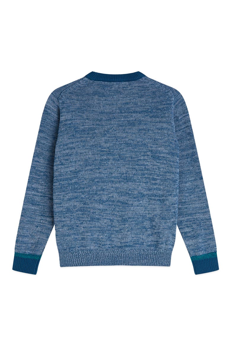 Kids' Regular Fit Crewneck Sweater, Alternate, color, GREY DAWN
