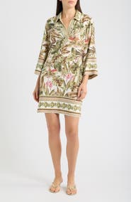 Tommy Bahama Fuji Hidden Coast Silk Shift Dress