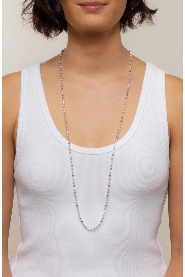Amelia Necklace, Alternate, color, SILVER