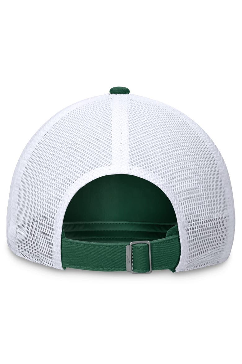 Men's Nike Green Oakland Athletics Evergreen Wordmark Trucker Adjustable Hat, Alternate, color, Green
