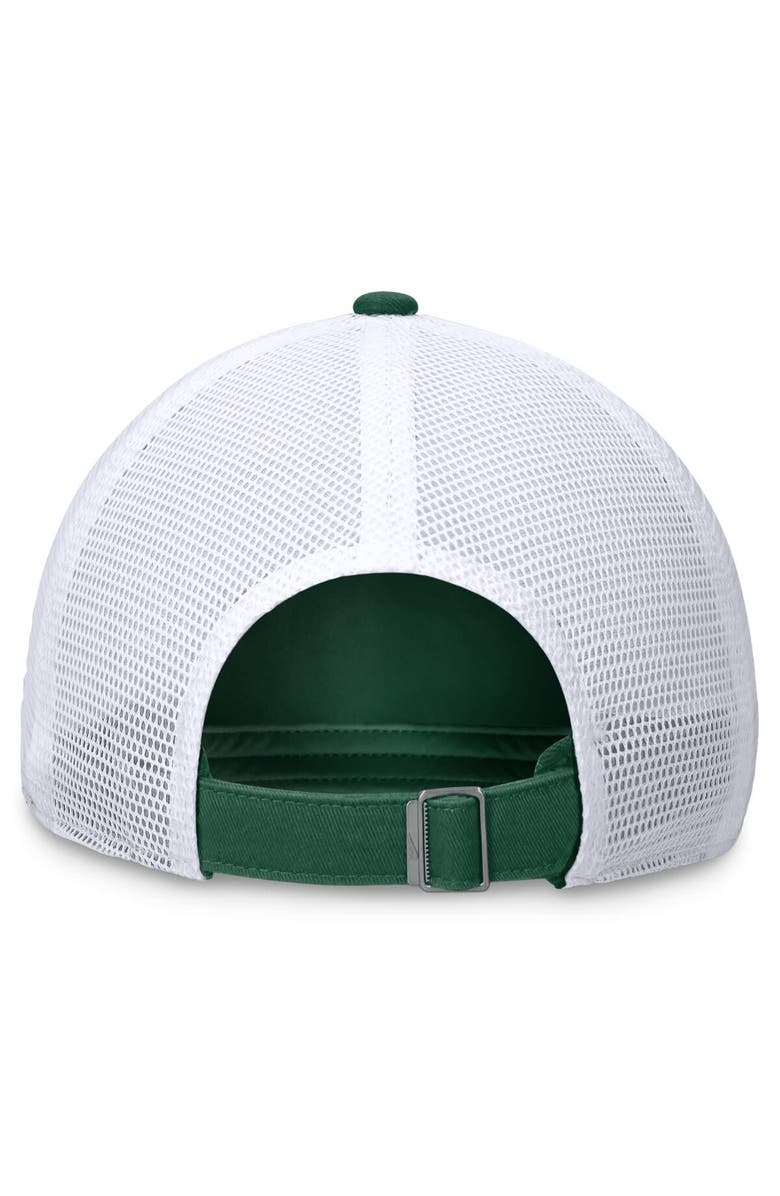 Nike Men's Nike Green Oakland Athletics Evergreen Wordmark Trucker Adjustable Hat, Alternate, color, Green