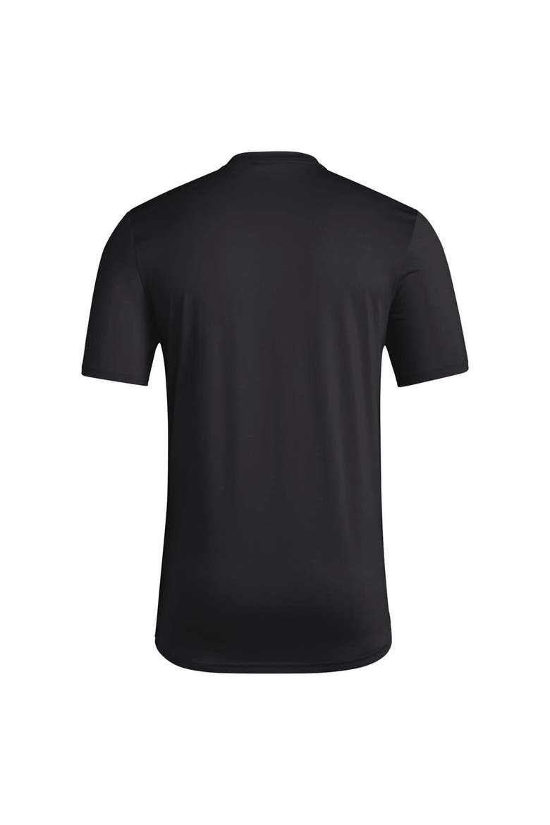 Men's adidas Black Grambling Tigers Primary Locker Logo Pre-Game AEROREADY T-Shirt, Alternate, color, Black