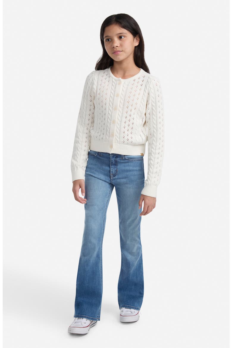 Kids' High Waist Flare Jeans, Alternate, color, TWILIGHT