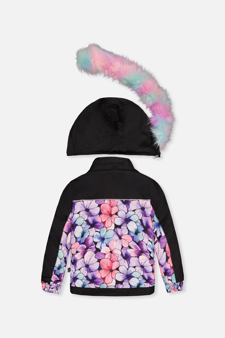 Play Floral Jacket & Gradient Pants Two Piece Snowsuit, Alternate, color, Purple Floral Print