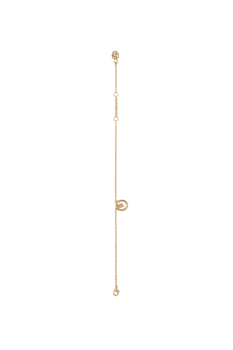 Horseshoe Bracelet, Alternate, color, Gold/clear