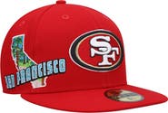 New Era Men's New Era Scarlet San Francisco 49ers Stateview 59FIFTY Fitted Hat