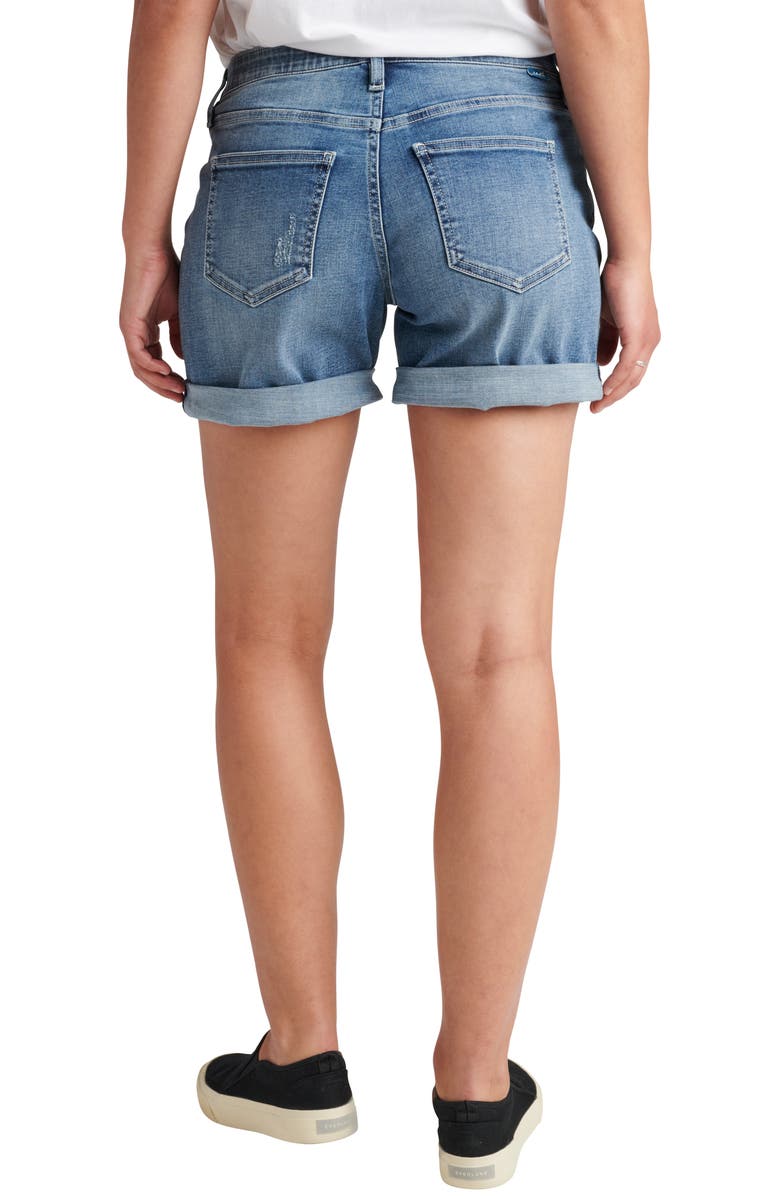 JAG Jeans Alex Boyfriend Denim Shorts, Alternate, color, Mid Vintage