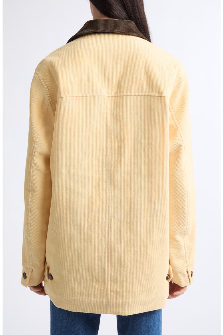 Porter Swan Embroidered Barn Jacket, Alternate, color, YELLOW