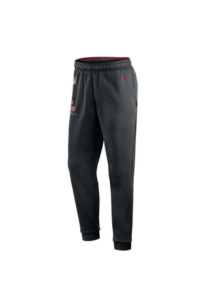 Men's Nike Black San Francisco 49ers Sideline Logo Performance Pants, Alternate, color, Black
