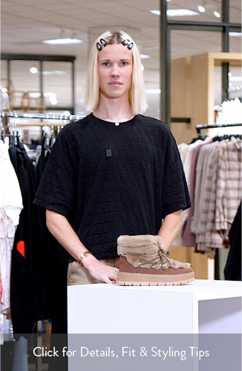 Cyra Faux Shealing Waterproof Bootie, sales video thumbnail