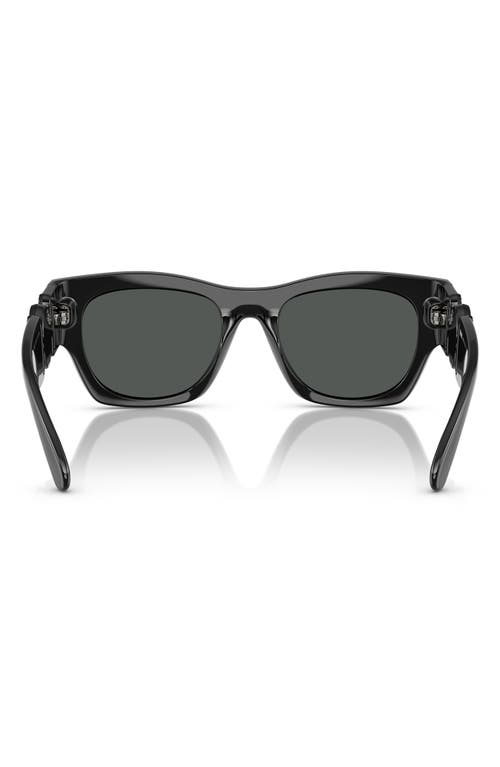 Versace 52mm Pillow Sunglasses In Black