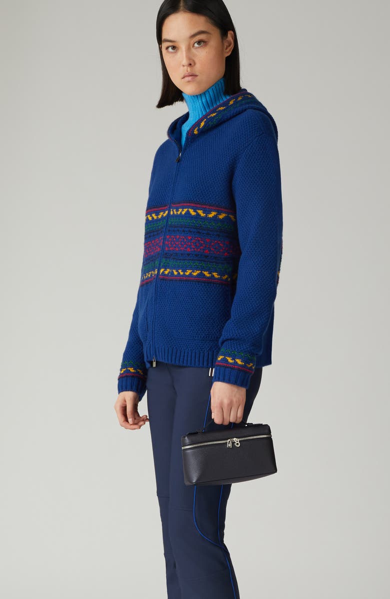 Loro Piana Leather Top Handle Bag, Alternate, color,