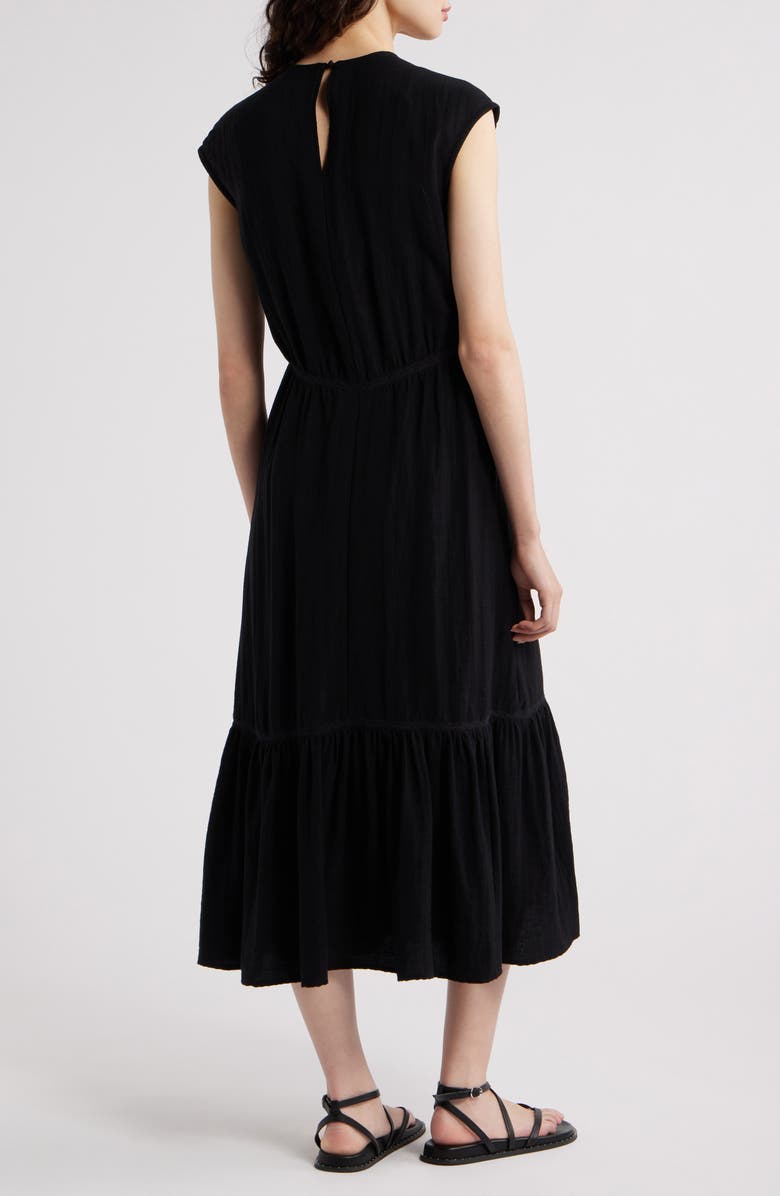 Treasure & Bond Lace Inset Maxi Dress, Alternate, color, Black