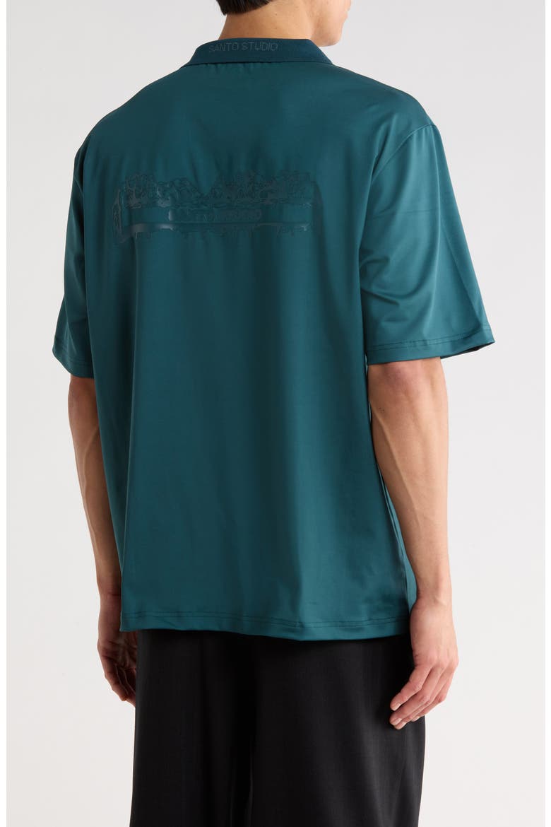 Last Supper Club Polo, Alternate, color, FOREST