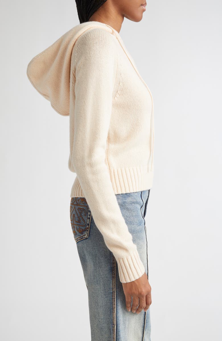 Zimmermann Wool & Cashmere Hoodie Sweater, Alternate, color, 