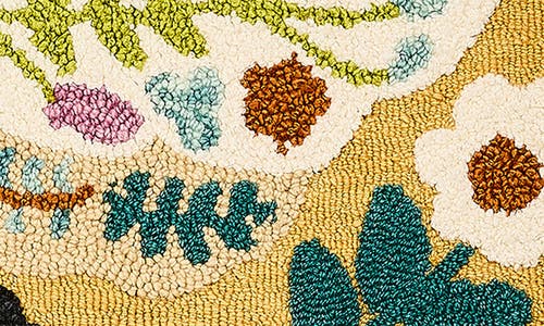 Mackenzie-childs Mackenzie Childs Autumn Bee Rug In Yellow
