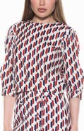 Alexia Admor Bebe Three-Quarter Sleeve Sweatshirt