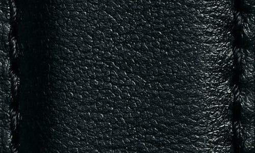 Lie Studio Lié Studio The Georgia Leather Belt In Gold Solid Black