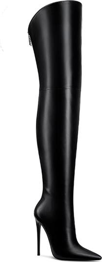 The Scorpio Pointed Toe Thigh High Boot