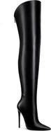 FEMME LA The Scorpio Pointed Toe Thigh High Boot