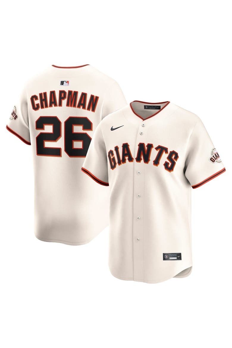 Men's Nike Matt Chapman Cream San Francisco Giants Home Limited Player Jersey, Main, color, Cream