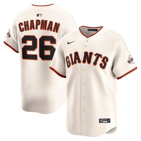 Men's Nike Matt Chapman Cream San Francisco Giants Home Limited Player Jersey