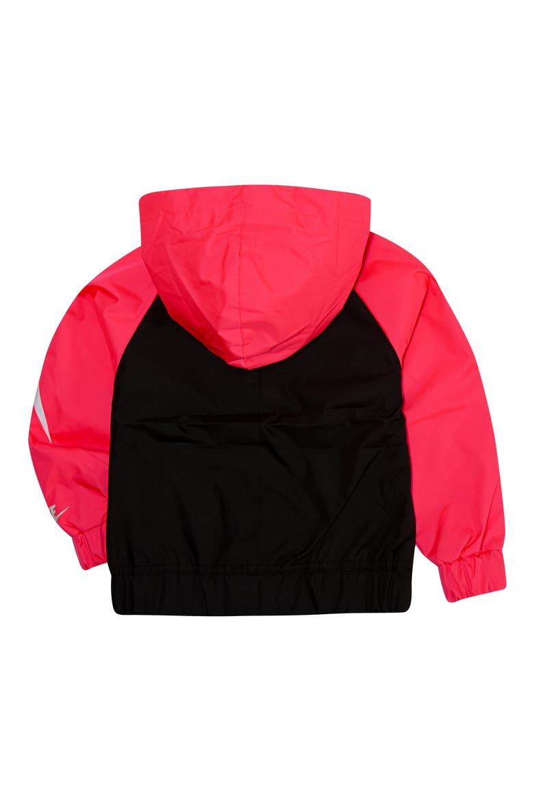 Swoosh Windrunner Water Resistant Hooded Jacket, Alternate, color, RACER PINK