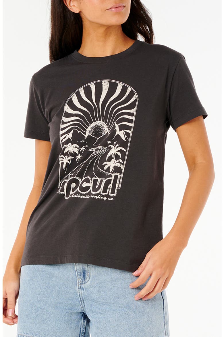 Radiant Cotton Graphic T-Shirt, Main, color, WASHED BLACK