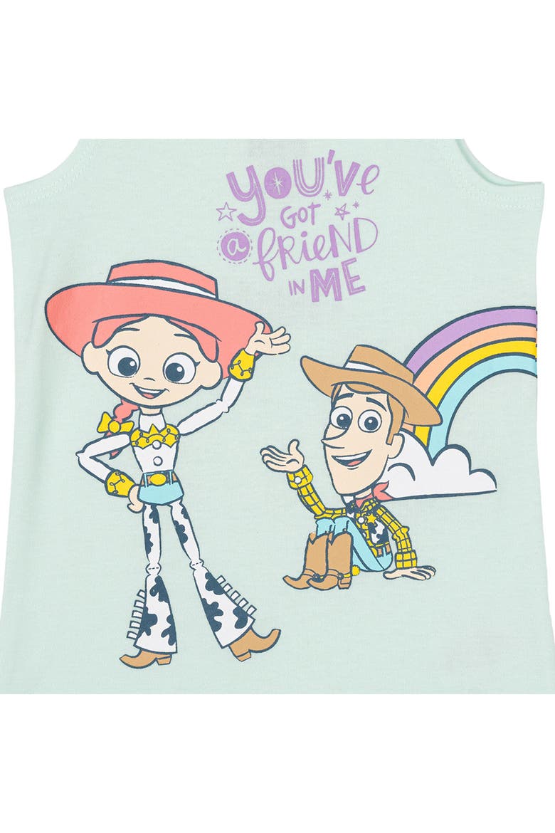 Toy Story Sleeveless Romper and Headband Set, Alternate, color, Toy Story Mint
