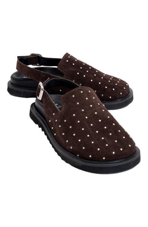 Our Leather Studded Clogs (Women)