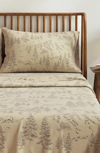 Woven & Weft Lodge Print 4-piece Microfiber Sheet Set