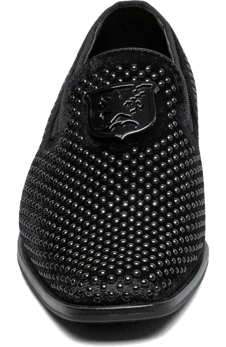 Stacy Adams Kids' Swagger Slip-On Loafer, Alternate, color, Black