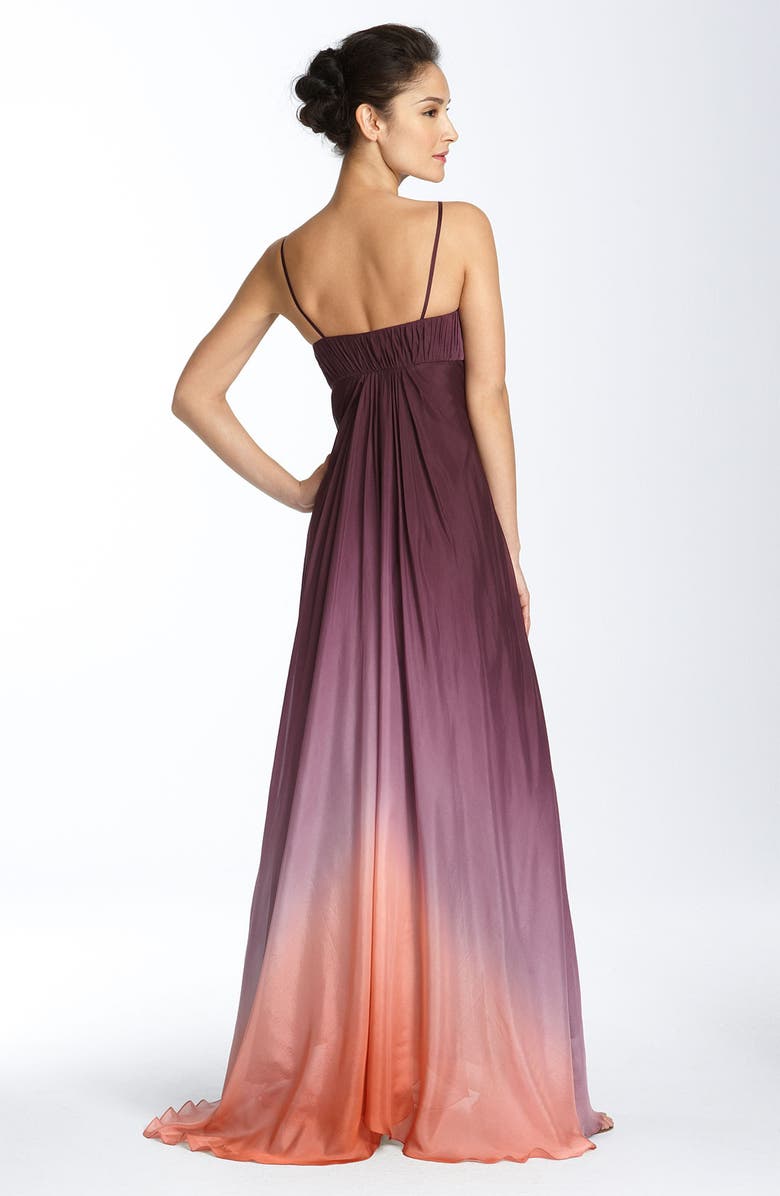 JS Collections Ombré Chiffon Gown, Alternate, color,
