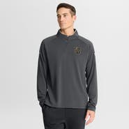 FANATICS Men's Fanatics Gray Vegas Golden Knights Authentic Pro Rink Training Quarter-Zip Pullover