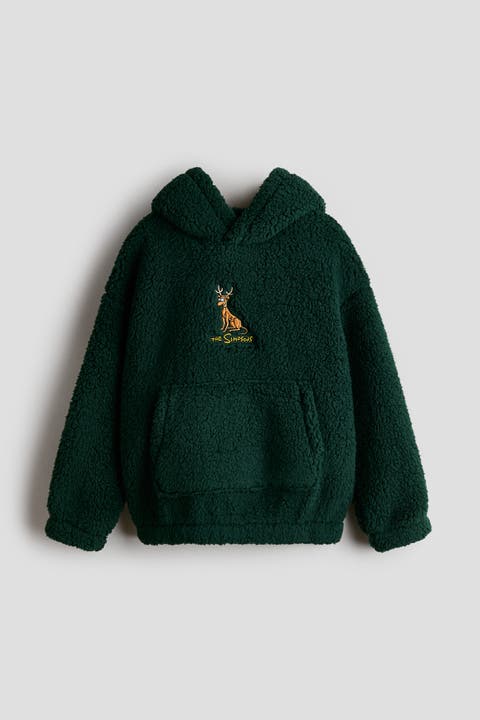 Oversized Teddy Fleece Hoodie