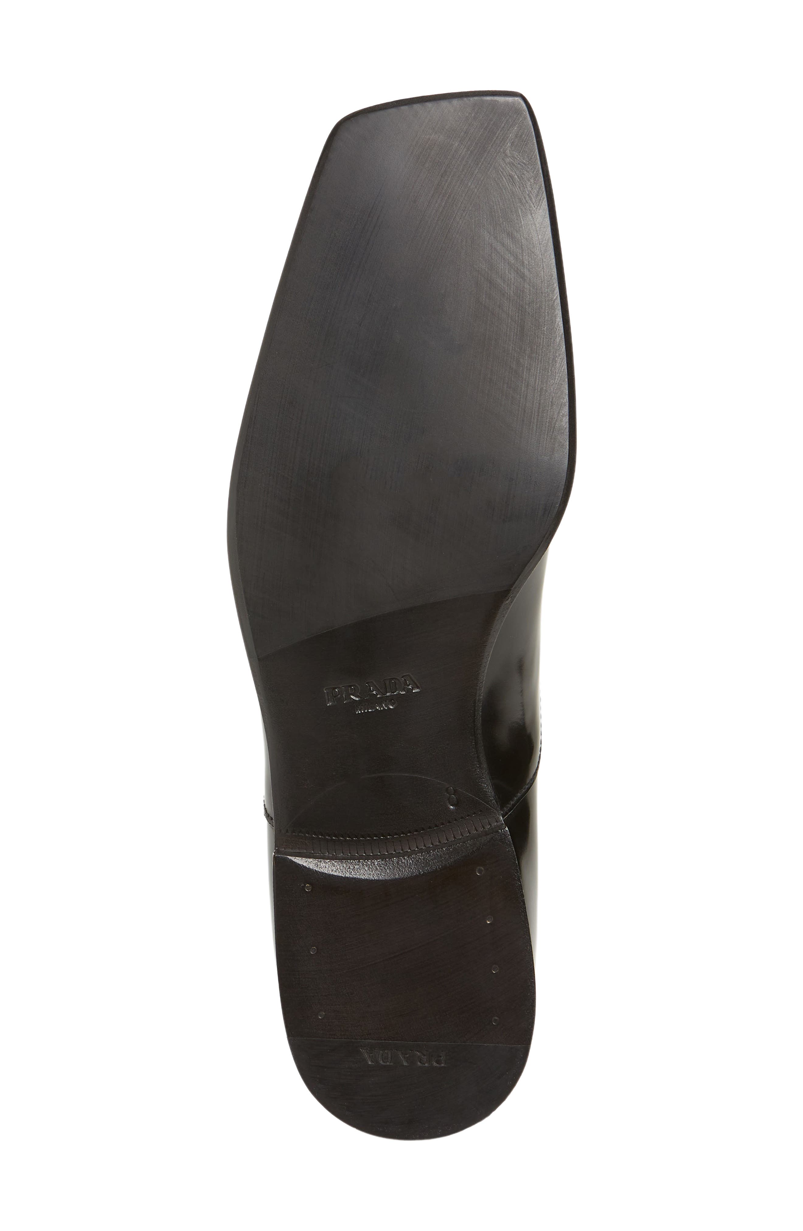 Prada Chisel Toe Oxford, Alternate, color, 
