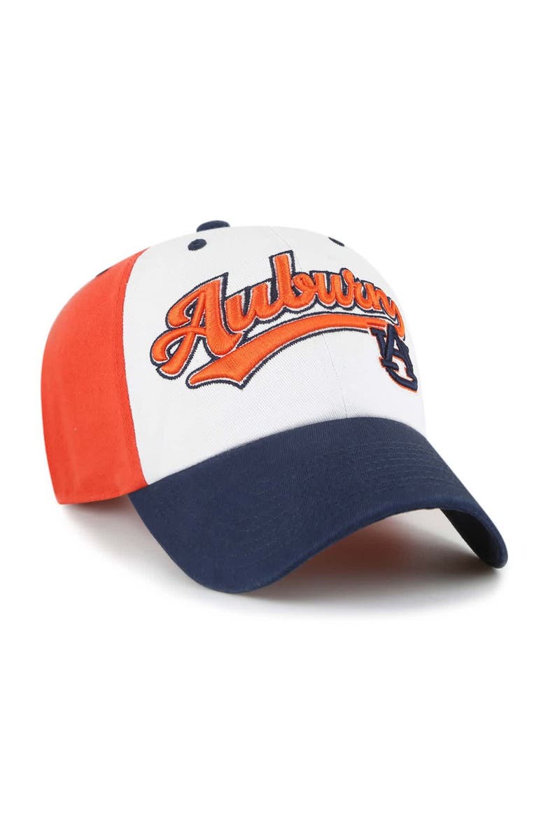 Youth '47  White Auburn Tigers Scooter Clean Up Adjustable Hat, Alternate, color, White
