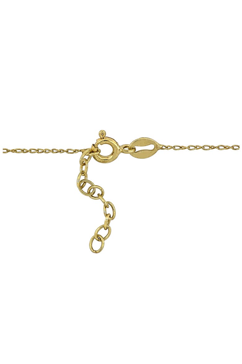 Double Heart Bracelet, Alternate, color, YELLOW