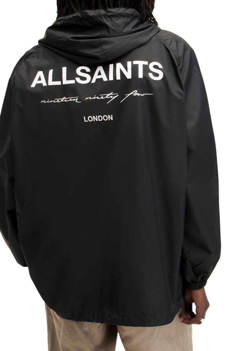 AllSaints Underground Hooded Jacket, Main, color, 