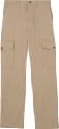 Burberry Cotton Twill Cargo Trousers