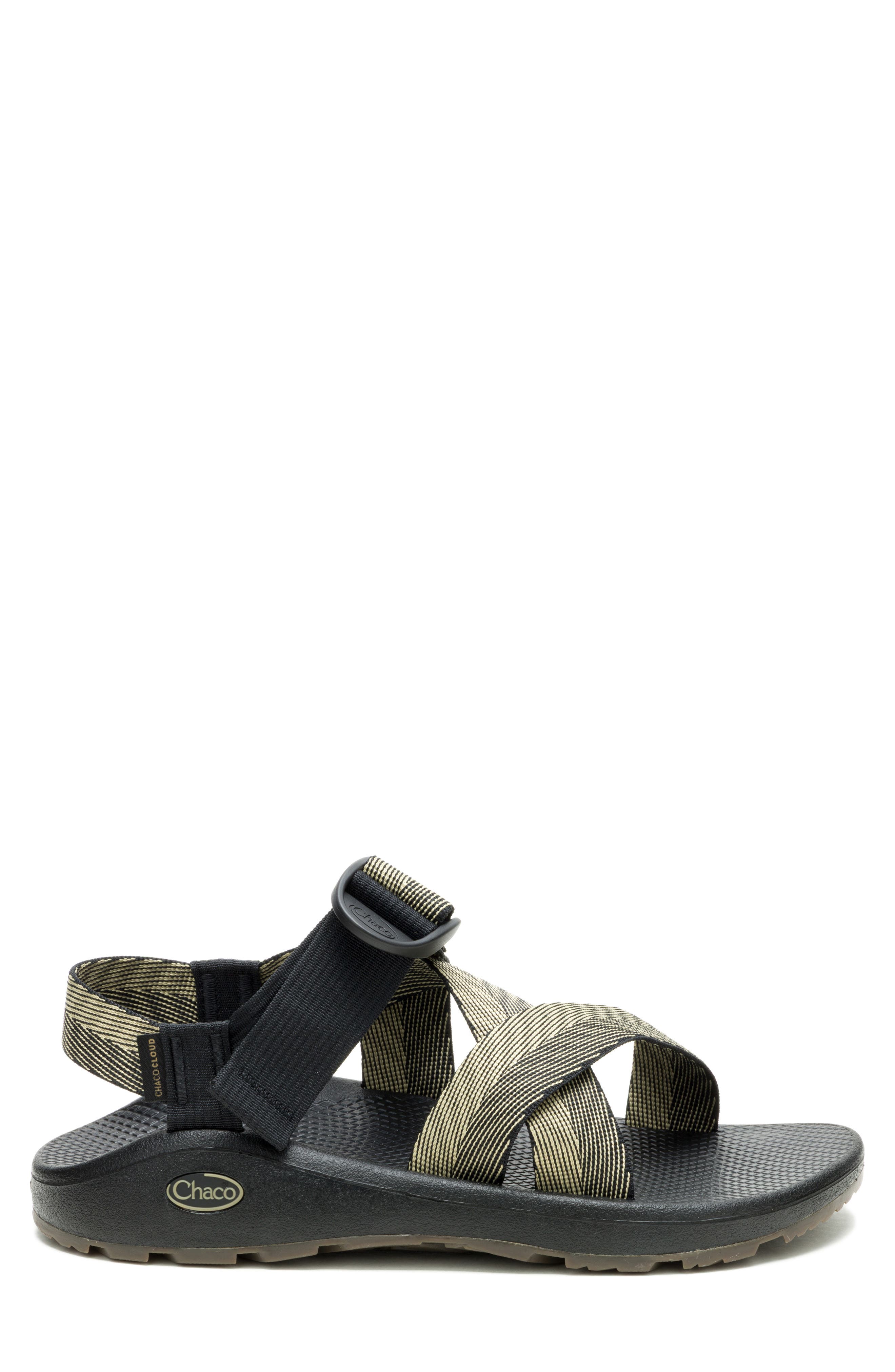Chaco Mega Z Cloud Sandal, Alternate, color, Odds Black