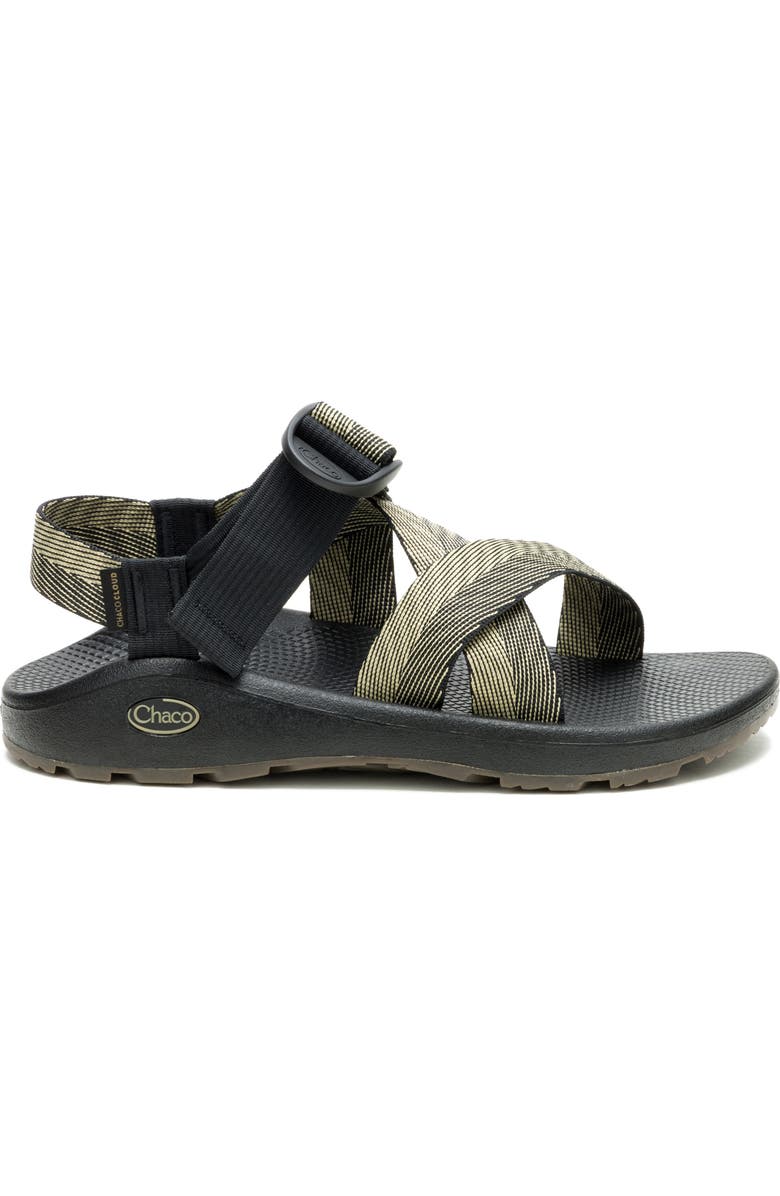 Chaco Mega Z Cloud Sandal, Alternate, color, Odds Black